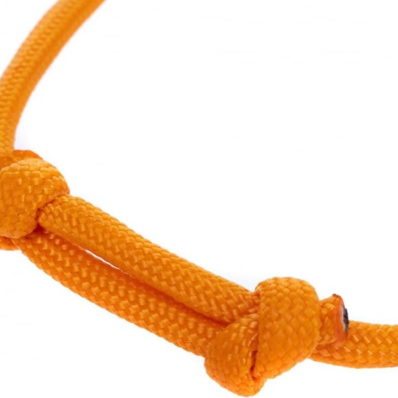 Survival Red Tinder Paracord Necklace with Firestarter Ferrocerium1 Pack(Orange) - Picture 6 of 16